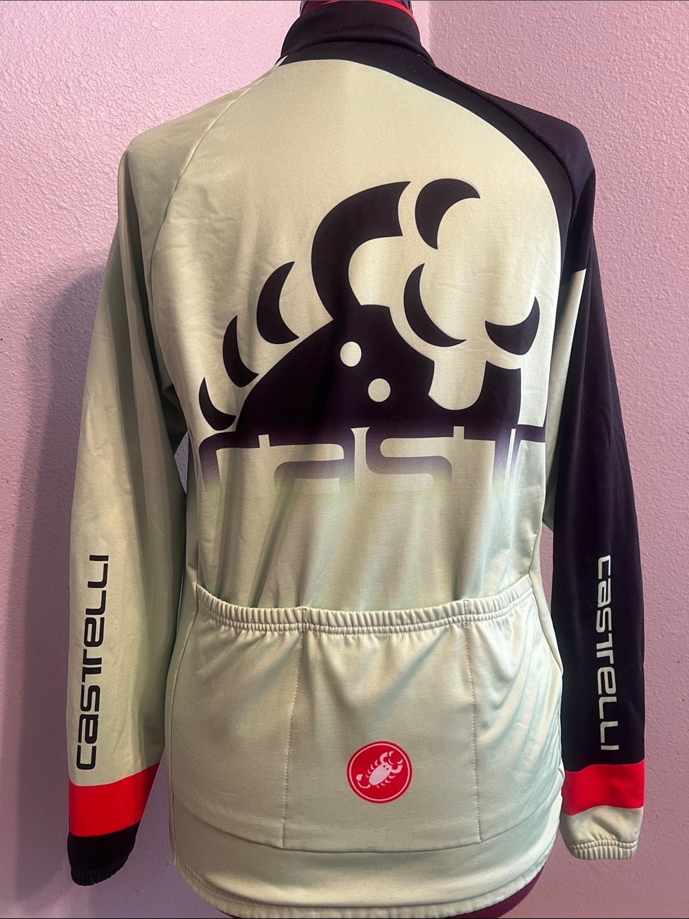 Castelli Women's Light Green Cycling Jacket Sz L - Picture 2 of 4